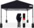 Best Choice Products 10x10ft 1-Person Setup Pop Up Canopy Tent Instant Portable Shelter w/ 1-Button Push, Case, 4 Weight Bags – Black