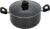 IMUSA USA IMU-91635 Nonstick Stock Pot with Glass Lid 4.8-Quart, Charcoal