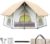 Chihee Camping Tents Pop-Up Stand-up Tent, Family Cabin Tent with Awning Porch 3-Person Outdoor Shelter with Screen Room Large Capacity, Waterproof and Windproof, Easy Setup,Traveling Hiking Picnic