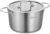 LOLYKITCH Tri-Ply 3 Quarts Stainless Steel Induction Cooking Pot,Small Stock Pot,Sauce Pot with Lid,Dishwasher and Oven Safe.