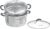 SUNHOUSE – 3.1 Quarts Steamer Pots With Lid 2-Tier Multipurpose Stainless Steel Steaming Pot Cookware For Vegetable, Dumpling, Sauce, Food – Triple Bottom, Measurement Line