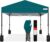 Best Choice Products 12x12ft 1-Person Setup Pop Up Canopy Tent Instant Portable Shelter w/ 1-Button Push, Case, 4 Weight Bags – Cerulean