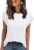 AUTOMET Womens Cap Sleeve Summer Tops Business Casual T Shirts Dressy Spring Fashion Outfits Cute Trendy Clothes 2025