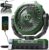 FRIZCOL 3-in-1 Camping Fan – Portable Fans Rechargeable – 24000mAh Battery Powered Fan(140Hrs) with Light & Remote for Indoor, Outdoor, Tent, Travel, BBQ, Fishing, Jobsite – Green