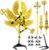 T13 Action Figure Already Assembled, Devil Wings Titan 13 Action Figure 3D Printed T13 Action Figures Set, T 13 Dummy Robo 13, Lucky 13, Dummy Gift for Collectors Desktop Decorations (Golden Angel)