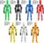 7PCS Lucky 13 Action Figures – (Assembly Completed) Titan 13 Action Figure, T13 Action Figure 3D Printed Multi-Jointed Movable,Desktop Decorations for Action Figures for Game Lovers (7PCS)