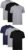 Hanes Men’s Cotton, Moisture-Wicking Crew Tee Undershirts, Multi-Packs Available