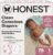 The Honest Company Clean Conscious Diapers for Sensitive Skin | Hypoallergenic, Fragrance Free | Girl Prints | Club Box, Size 1 (8-14 lbs), 78 Count (Prints May Temporarily Vary)