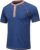 QPNGRP Men’s Henley Shirts Short Sleeve Cotton Casual Fashion T Shirts Lightweight 4 Buttons Basic Tee Tops