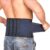 AVESTON Back Support Lower Back Brace for Back Pain Relief: Thin Breathable Rigid 6 ribs Adjustable Lumbar Support Belt for Men/Women Keeps Spine Straight and Safe – Belly size 38-45″ Large