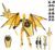T13 Action Figure-Dummy 13 Titan 13 Toys-Titan 13 Action Figure Assembly Completed-3d Printed Action Figures Multi-Jointed Movable- 5.5 Inch T 13 Gifts Toys Desk Decoration (Yellow)