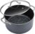 BEZIA 10 Quart Cooking Pot, Large Non Stick Induction Stock Pot with Lid, All Stove Compatible, 10 QT Aluminum Soup/Stew Pot For Large-batch Cooking, Grey