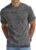 NITAGUT Mens Distressed Cotton Shirts Vintage Hipster Hip Hop Longline Crew Neck T-Shirt
