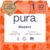 Pura Hypoallergenic Diapers, Size 1 (4-11 lbs), Newborn, Totally Chlorine Free, Wetness Indicator, Suitable for Sensitive Skin, Soft Organic Cotton Comfort, Overnight, 1 Pack of 32 Baby Diapers